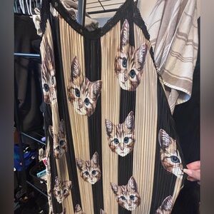 Dressed in Lala crazy cat lady dress